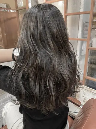 ロング カラー パーマ ヘアアレンジ 増子 幹樹のヘアスタイル