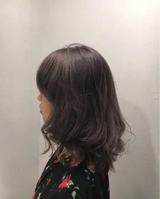 ミディアム カラー JILBLAN京都 ショート/ハイライトのヘアスタイル