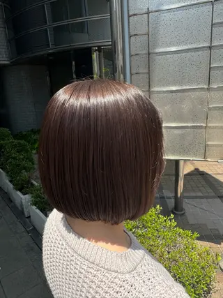 カラー 新村 美咲のヘアスタイル