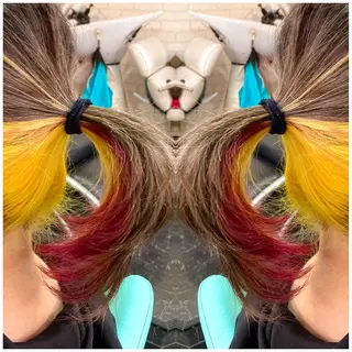 ミディアム カラー ヘアアレンジ Kimura Shinyaのヘアスタイル