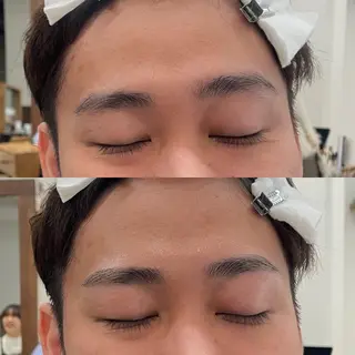 アイブロウ レイヤーカット/カラ ー/U24/河野凜のヘアスタイル