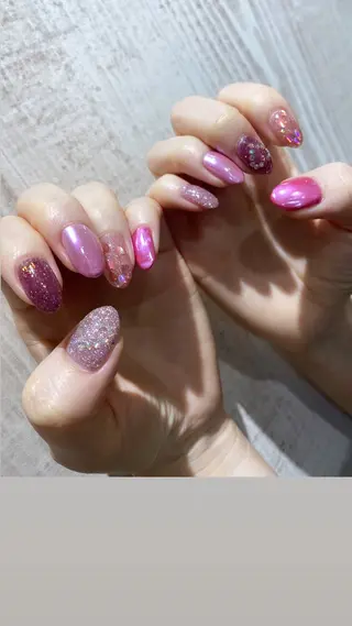 ネイル 13日3980円‼️ マグもデザインも◎のネイルデザイン