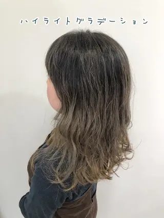 セミロング カラー 似合わせ専門美容師 なかじまのヘアスタイル