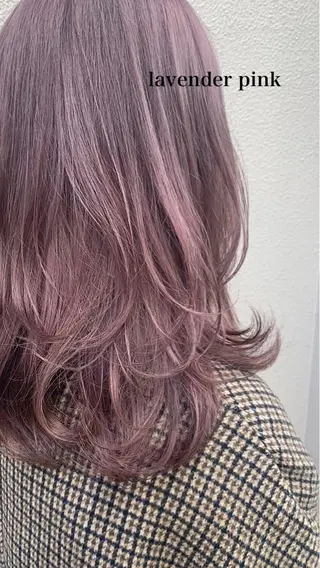 ミディアム カラー Zina 藤崎店所属・zina藤崎📛 井上美乃里のヘアスタイル