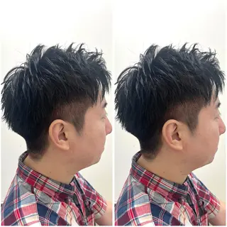 メンズ 【北千住】🌈韓国風 レイヤー✨小顔カットのヘアスタイル