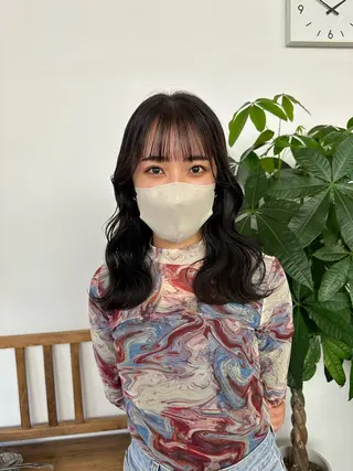 ミディアム カラー CIEL FUKUOKA所属・SAKURA/ CIEL福岡のヘアスタイル