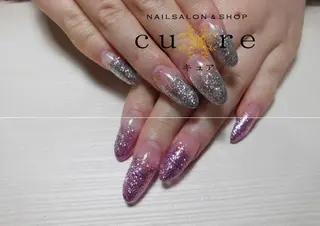 ロング ネイル ネイルサロン Cureのネイルデザイン