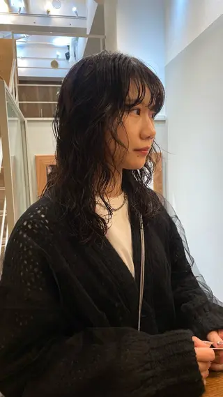 セミロング パーマ 原宿/ケパーマ 🧺ユウマのヘアスタイル