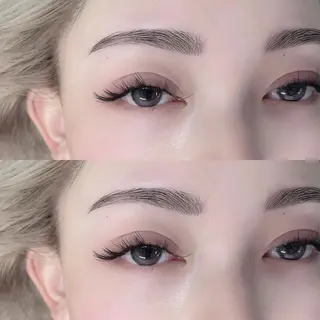 パーマ マツエク・マツパ アイブロウ BEIGE 金山 🌹RUKAのマツエク・マツパデザイン