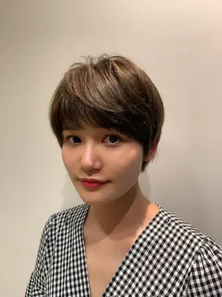 ショート 縮毛/ショート/ ボブ/レイヤー/小原のヘアスタイル