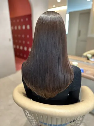 ロング 彼ウケ抜群🎀垢抜け 艶暗髪🪞一輝のヘアスタイル