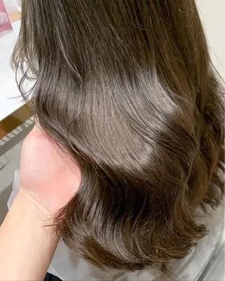 ロング カラー レイヤー専門家 ダブルカラー修のヘアスタイル