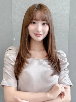 ロング 久米 春輝のヘアスタイル