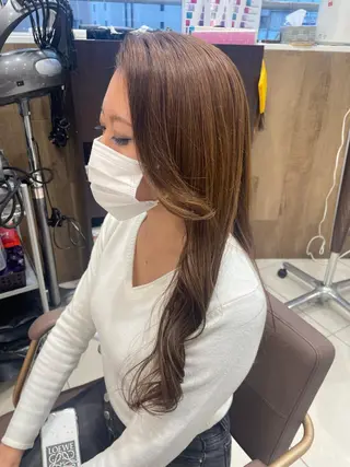 ロング 美髪×縮毛矯正 水上真由美😘のヘアスタイル