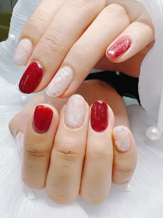 ネイル (∩_∩)ミモネイル /eyelashのネイルデザイン