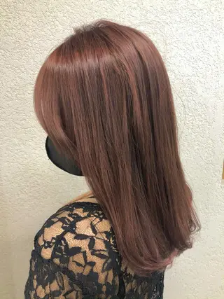 ロング カラー 🔥ブリーチカラー 槙川のヘアスタイル