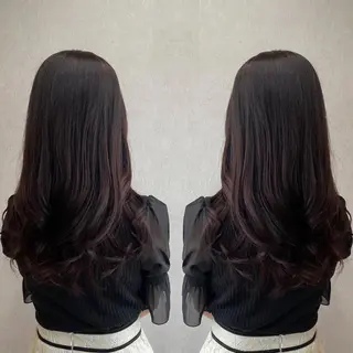 ロング カラー tocca 💜石田愛結💜のヘアスタイル