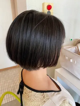 ショート カラー パーマ 🌼大人美人ショート 佐藤慎哉🌼のヘアスタイル