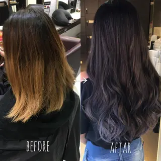 セミロング カラコレなんば店所属・カラコレなんば TOPstylistのヘアスタイル