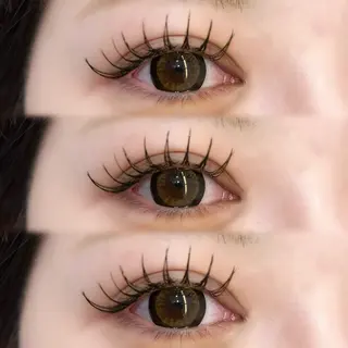 マツエク・マツパ 岡本葵子カットモデル ┊束感マツエクのマツエク・マツパデザイン