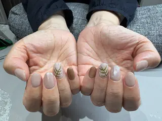 ネイル マミーナオレンジ mihoのネイルデザイン