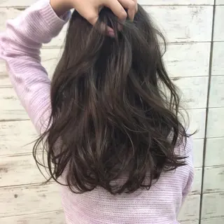 セミロング カラー 日比 貴大/ minim hairのヘアスタイル