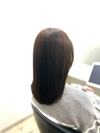 ミディアム 加納 みなみのヘアスタイル