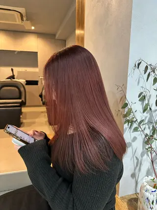 ロング カラー レイヤーカット/ パーマ/齋藤大貴のヘアスタイル