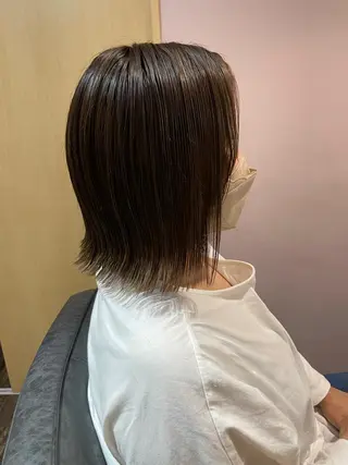 ミディアム 🌈ショートボブ⚪︎ 暖色🌈村山武史のヘアスタイル