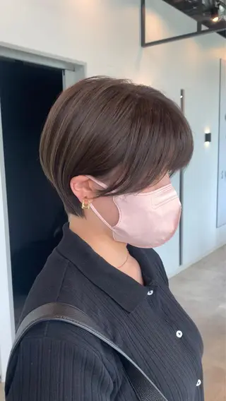 ショート カラー 韓国レイヤー✨ yasuko銀座のヘアスタイル
