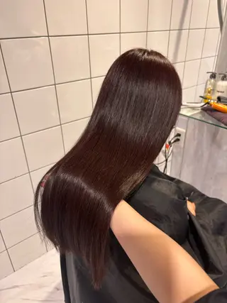 ロング カラー 表参道♡暗髪^ྀི 艶カラー♡アユミのヘアスタイル