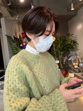 ショート 23°NADAUN所属・岐阜1番韓国ヘア/ 星羅/23°のヘアスタイル