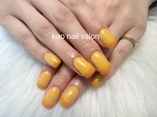 ネイル kao nail マグネット/長さだしのネイルデザイン