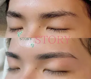 メンズ アイブロウ 眉毛と艶肌ワックス専門店　STORY所属・Sasaki Tomokaの眉毛・アイブロウイメージ