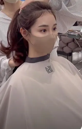ロング 古賀 侑磨のヘアスタイル