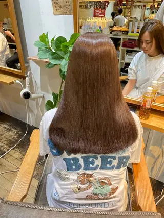 セミロング 脇 麻紘のヘアスタイル