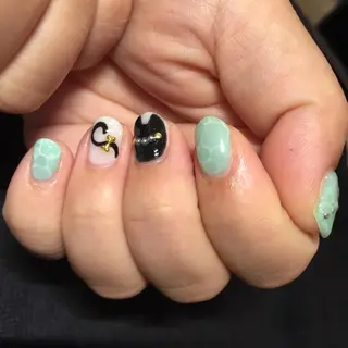 ネイル BANBINANAIL所属・イリネコ マリのネイルデザイン