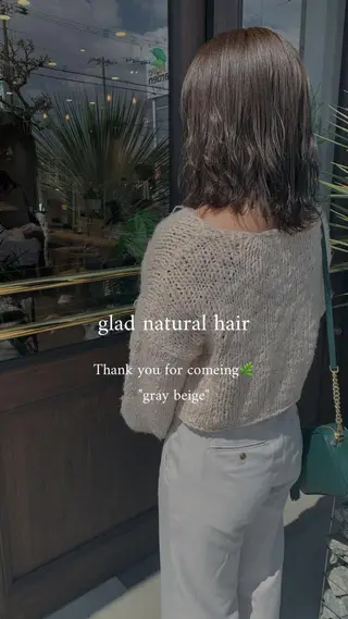 ミディアム カラー 吉原 由菜のヘアスタイル