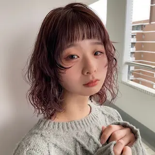 ミディアム パーマ 博多No.1 メンズパーマ美容師のヘアスタイル