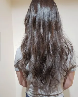 ロング 🇰🇷透明感×ハイ トーン🌟tomoのヘアスタイル