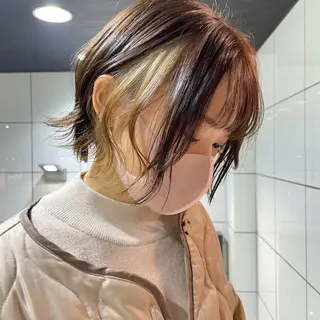 ミディアム カラー 韓国ヘア🦋 MIYUのヘアスタイル