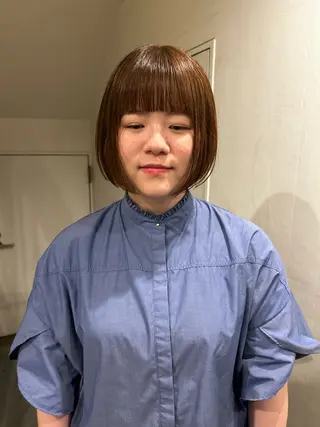 ショート hen所属・心斎橋/レイヤー/ ブリーチ/モエのヘアスタイル