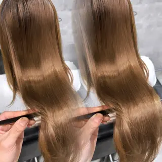 ロング lana hair 新宿/髪質改善/韓国のヘアスタイル