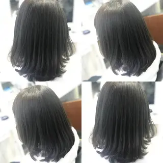 ミディアム カラー 山内 聡史のヘアスタイル