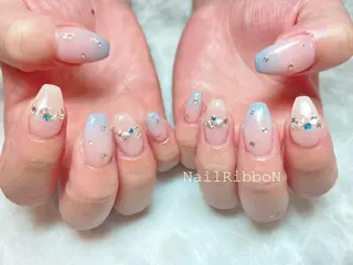 ネイル ネイルリボン 石田のネイルデザイン