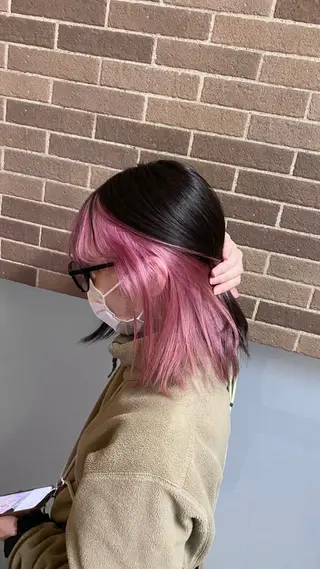 ミディアム カラー 🥣ブリーチ・カラー 平城秀馬/原宿のヘアスタイル