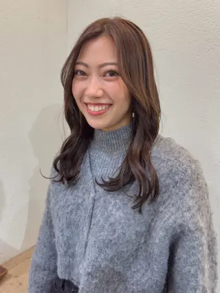 セミロング カラー Selene 難波店　HIROKIのヘアスタイル