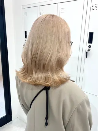 セミロング カラー ヘアアレンジ 似合わせヘア💎 Ÿutóのヘアスタイル