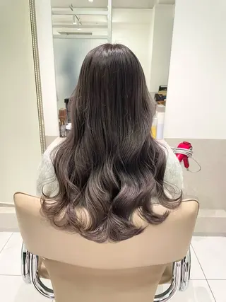 ロング カラー ツノダ ルカのヘアスタイル