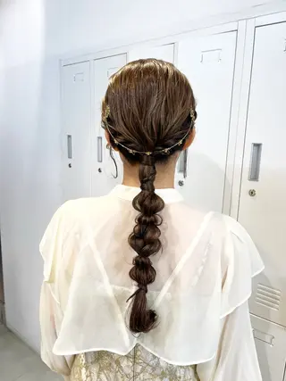 ロング ヘアアレンジ 🌷レイヤーカット/ フルキシオリ🌷のヘアスタイル